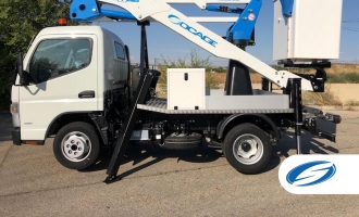 Plataforma elevadora sobre camión forSte 14A