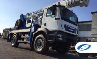 Camión cesta 39TJJ sobre cabina MAN