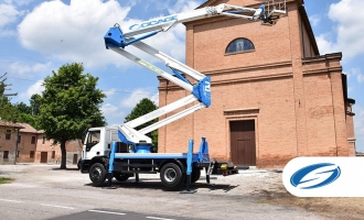 Brazo principal con JIB articulado 37DJ SPEED Iveco