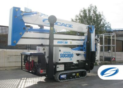 Plataforma elevadora de oruga ForSte spj315 maxima compacidad