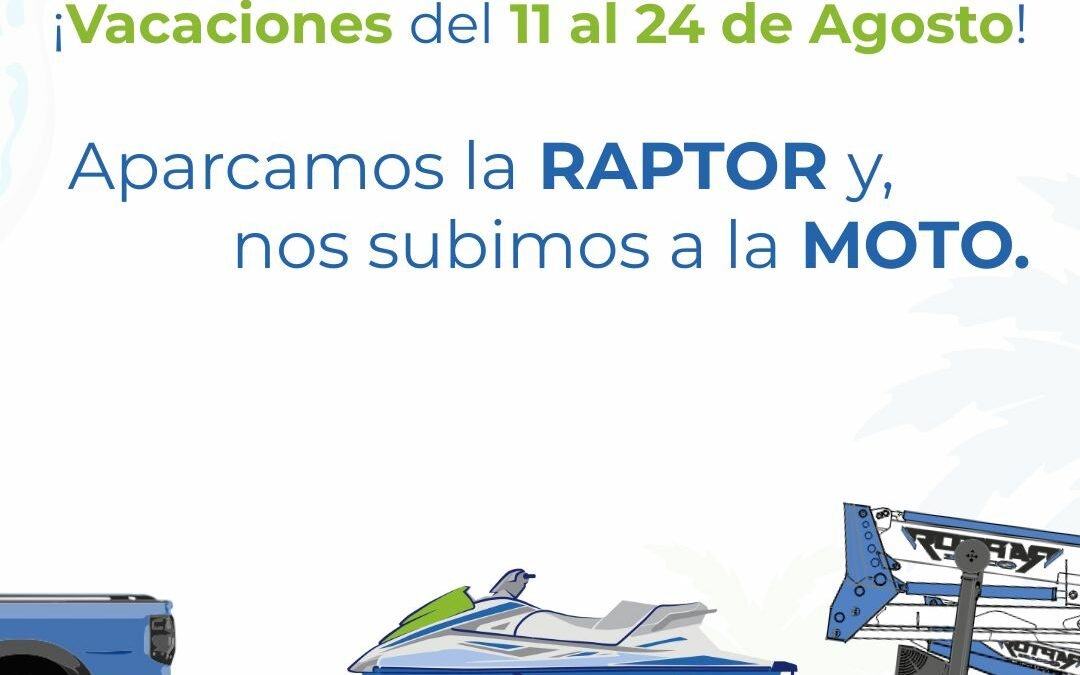 ¡Nos vamos de vacaciones!