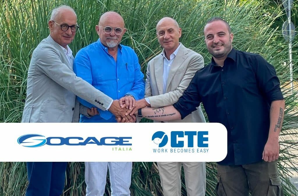 Socage adquiere la mayoría del capital social de CTE Spa y amplía su gama de productos