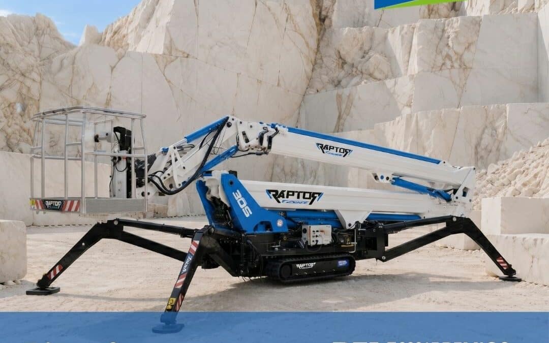 SOCAGE RAPTOR 30S, candidata a los Premios Movicarga 2026 en la categoría de Plataforma sobre Orugas
